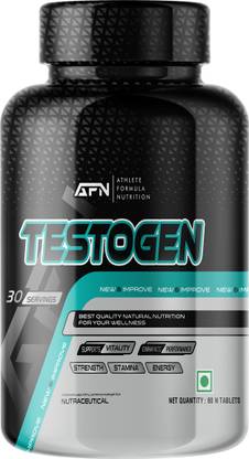 AFN Testogen 60 Tables 30 Serving Enhance Performance Strength, Stamina & Energy