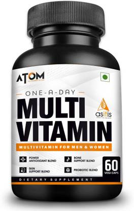 AS-IT-IS Nutrition ATOM Multivitamin for Men & Women - 60 capsules