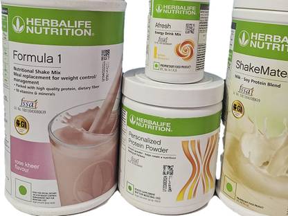 HERBALIFE HARBALIFE ROSE KHEER SHAKEMATE PROTEIN 200GM AFRESH LEMON