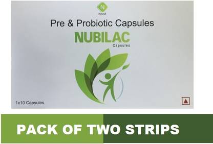 Nukind NUBILAC PREBIOTIC AND PROBIOTIC CAPSULE (2*10CAPS)