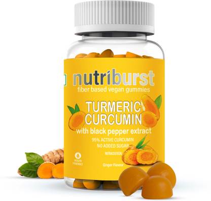 Nutriburst Turmeric Curcumin Gummies for Weight Loss Management (Sugar-free)