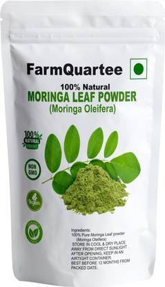 FarmQuartee Moringa Leaf Powder 100% Pure & Natural, Bio-Protein Superfood