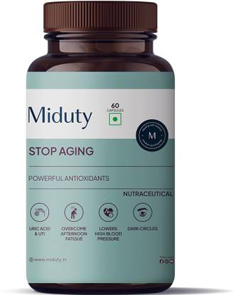 Miduty Palak Notes Stop Aging - Antioxidant benefits - Grape seed extract - Acacia