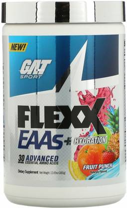 GAT Flexx EAAs + Hydration, Fruit Punch, 12.69 oz (360 g)