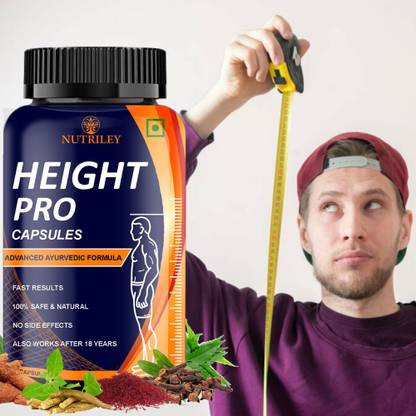 NUTRILEY Height growth capsule, height gainer supplement, height increase medicine