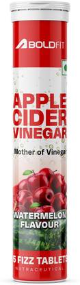 BOLDFIT Apple Cider Vinegar for Weight Loss Tablet Acv with Mother Effervescent Vinegar