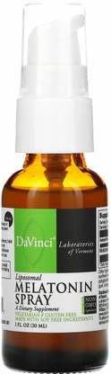 DaVinci Laboratories of Vermont Liposomal Melatonin Spray, 1 fl oz (30 ml)