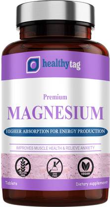 Healthy Tag Chelated Magnesium Glycinate Citrate Tablets (G163)