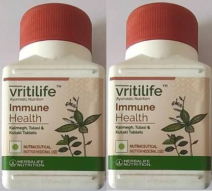 Herbalife Nutrition Vritilife Immune Health With Kalmegh, Tulsi And Katuki (60 Tablets)-2 Pack