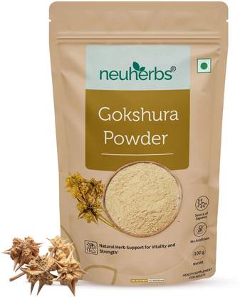 Neuherbs Gokshura Powder For Men & Women | 100% Pure & Natural | Boost Energy & Strength