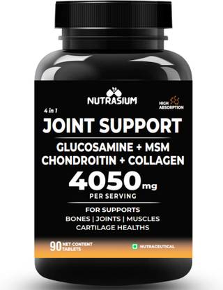 NUTRASIUM Joiint Support & Cartilage care, Glucosamine, Chondroitin, MSM, Collagen Tablets