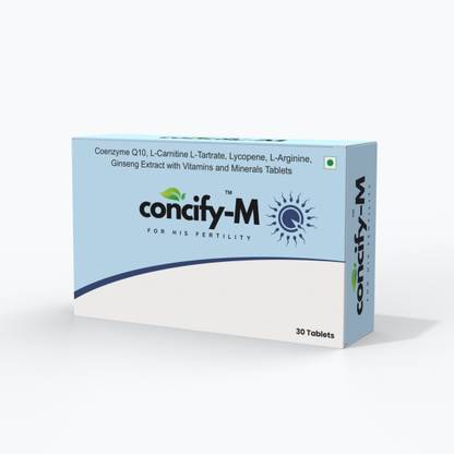 Concify M | Fertility Supplement | Ginseng Extract with Vitamins and Minerals for Male
