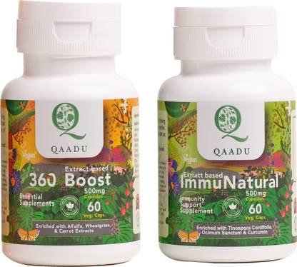 Qaadu 360 boost and immunatural (Pack of 2)