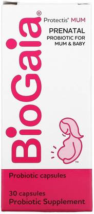 BioGaia Protectis MUM, Prenatal Probiotic, 30 Capsules