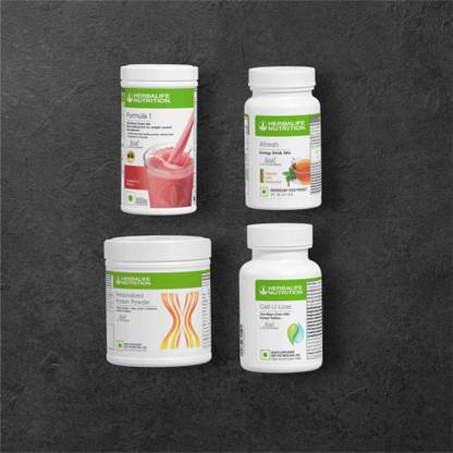 HERBALIFE F1 SHAKE MIX-STRAWBERRY,TULSI,PP-200GM AND CELL-U-LOSS