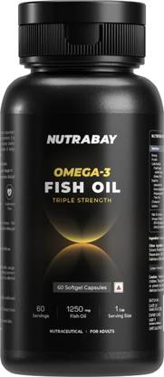 Nutrabay Pro Fish Oil Omega 3 (Triple Strength) - 1000mg
