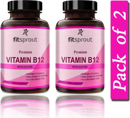 Fitsprout Plant Based Vitamin B12 Tablets (H225)