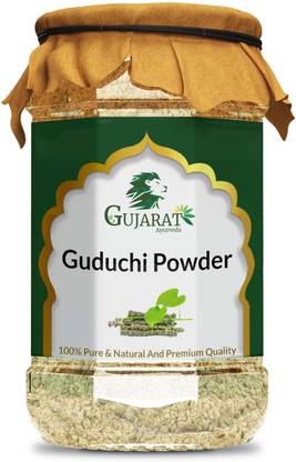 Gujarat Ayurveda Giloy/Guduchi/Gulvel Stem Powder | for immunity -200 Gram ( Pack of 1)