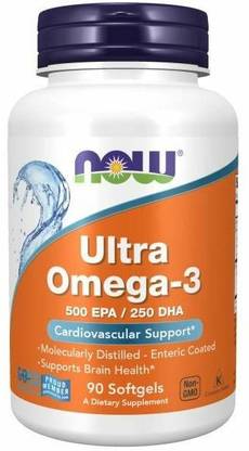 Now Foods Ultra Omega 3 Fish Oil 90 Softgels