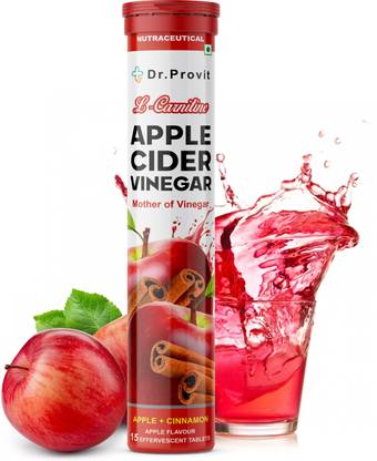Dr.Provit L-Carnitine & ACV Fat burner, Weight loss, Boosts Performance, Effervescent