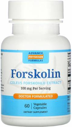 Advance Physician Formulas, Inc. Forskolin, Coleus Forskohlii Extract, 100 mg, 60 Vegetable Capsules