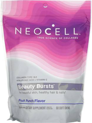 NeoCell Beauty Bursts, Fruit Punch Flavor, 1 g , 60 Soft Chews
