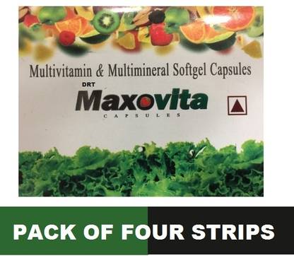 Drt CUREWELL MAXOVITA MULTIVITAMIN HEALTH SUPPLEMENT CAPSULE (4*10CAPS)