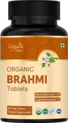 ORGANIC SPREE Brahmi Tablets 90 Tablets