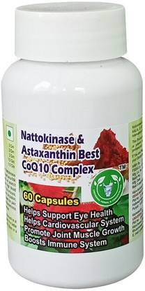 UNIVERSALHERBAL Nattokinase & Astaxanthin Best Coq10 Complex Capsules