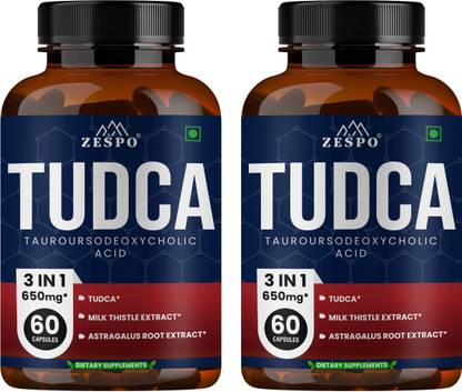 ZESPO Liver Support - TUDCA, Milk Thistle & Astragalus for Detox, Digestion & Immune