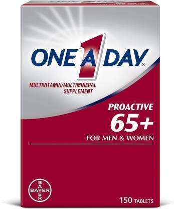 One A Day A Day Proactive 65 Plus Multivitamins - 150 Count (150 Tablets)