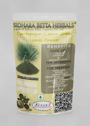 SIDHARA BETTA HERBALS Lemon Grass Leaves Powder | Lemon Grass Powder