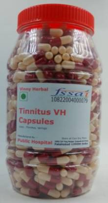 Vinny Herbal Tinnitus VH Herbal Supplement Capsules 1000 Caps Jar