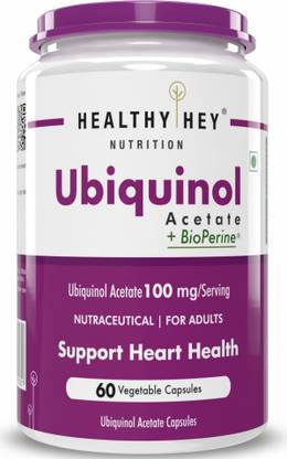 HealthyHey Nutrition Ubiquinol - Acetate - 60 Veg Capsules