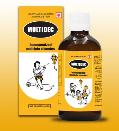 MULTIDEC 200ML - MULTIVITAMINS, MULTIMINERALS AND AMINO ACID SYRUP