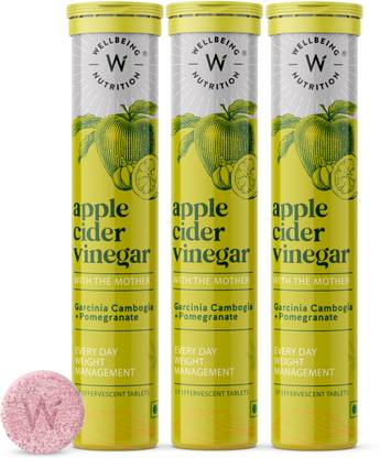 Wellbeing Nutrition Apple Cider Vinegar with the Mother & Garcinia Cambogia,Pomegranate