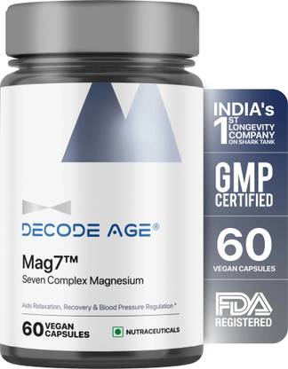 Decode Age Mag7 Magnesium Supplement, 99% Pure, Strong Bones and Muscle Recovery