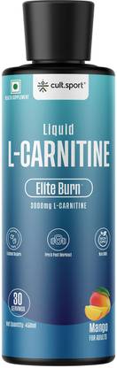 Cultsport L-Carnitine 3000 mg | Elite Burn | Non-GMO | Stimulant-Free