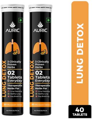 Auric Lung Detox Supplement With Natural Blend of NAC and Herbs
