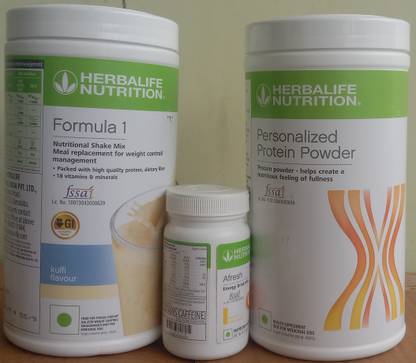 Herbalife Nutrition SHAKE KULFI , PROTEIN POWDER 400GM , AFRESH LEMON