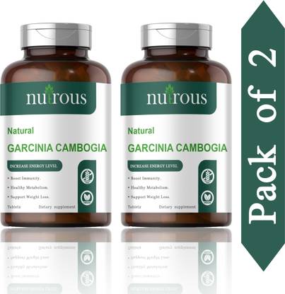 Nutrous 100% Natural & Garcinia Cambogia Extract Tablets (S200)