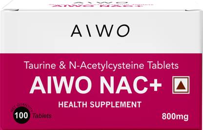 Aiwo NAC+ Taurine & N-Acetylcysteine 100 Tablets