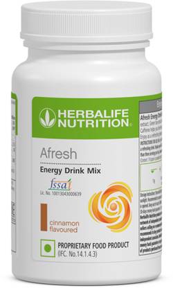 HERBALIFE AFRESH ENERGY DRINK MIX CINEMON AFRTESH GREEN TEA Herbal Tea Tin