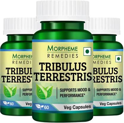 Morpheme Remedies Tribulus Terrestris Caps 500mg Extract (Pack Of 3)