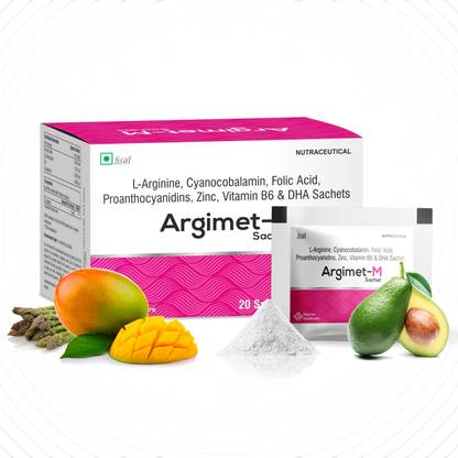 Hayman Healthcare Argimet-M With L-Arginine,cyanocobalamin,Proanthocynidines,Zinc,Vit.B6