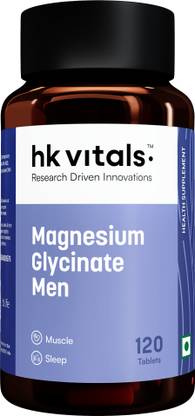 HEALTHKART Hk vitals Magnesium Glycinate Men (2000mg) for Better Sleep Quality