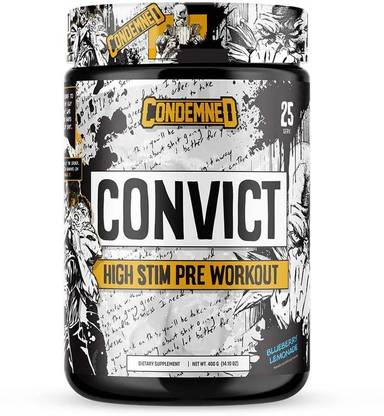 condemned convict high stim pre workout