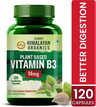 Vlado's Himalayan Organics Plant-Based Vitamin B3 | Supports Healthy Skin and Heart