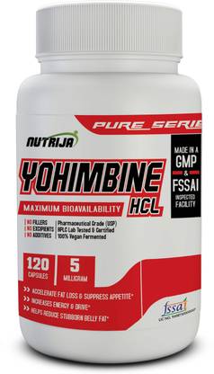 NutriJa Yohimbine HCl - 5 Mg Capsules