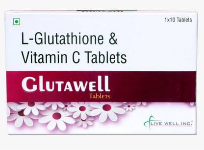 LIVE WELL INC Glutawell Tablets (10 Tablets)